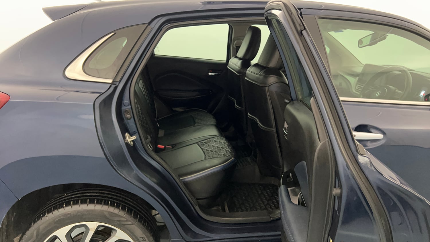 Used 2024 Maruti Suzuki Baleno Alpha MT Petrol Manual interior RIGHT SIDE REAR DOOR CABIN VIEW