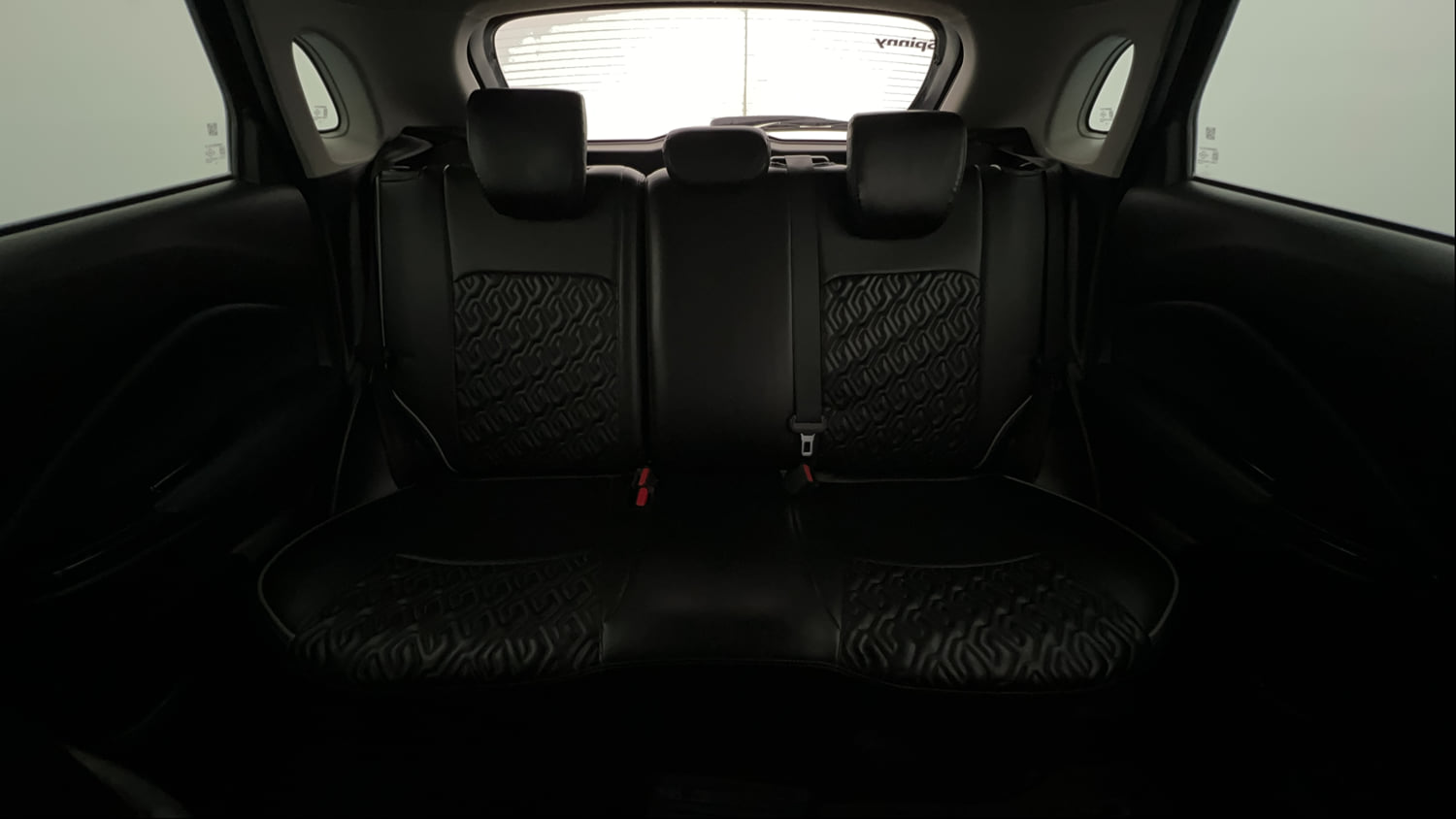 Used 2024 Maruti Suzuki Baleno Alpha MT Petrol Manual interior REAR SEAT CONDITION VIEW
