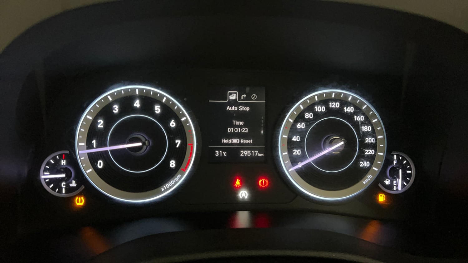 Used 2023 Hyundai Creta SX 1.5 Petrol Petrol Manual interior CLUSTERMETER VIEW