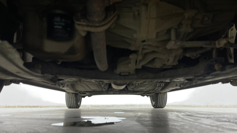Used 2019 Maruti Suzuki Baleno Alpha Petrol Manual extra FRONT LEFT UNDERBODY VIEW