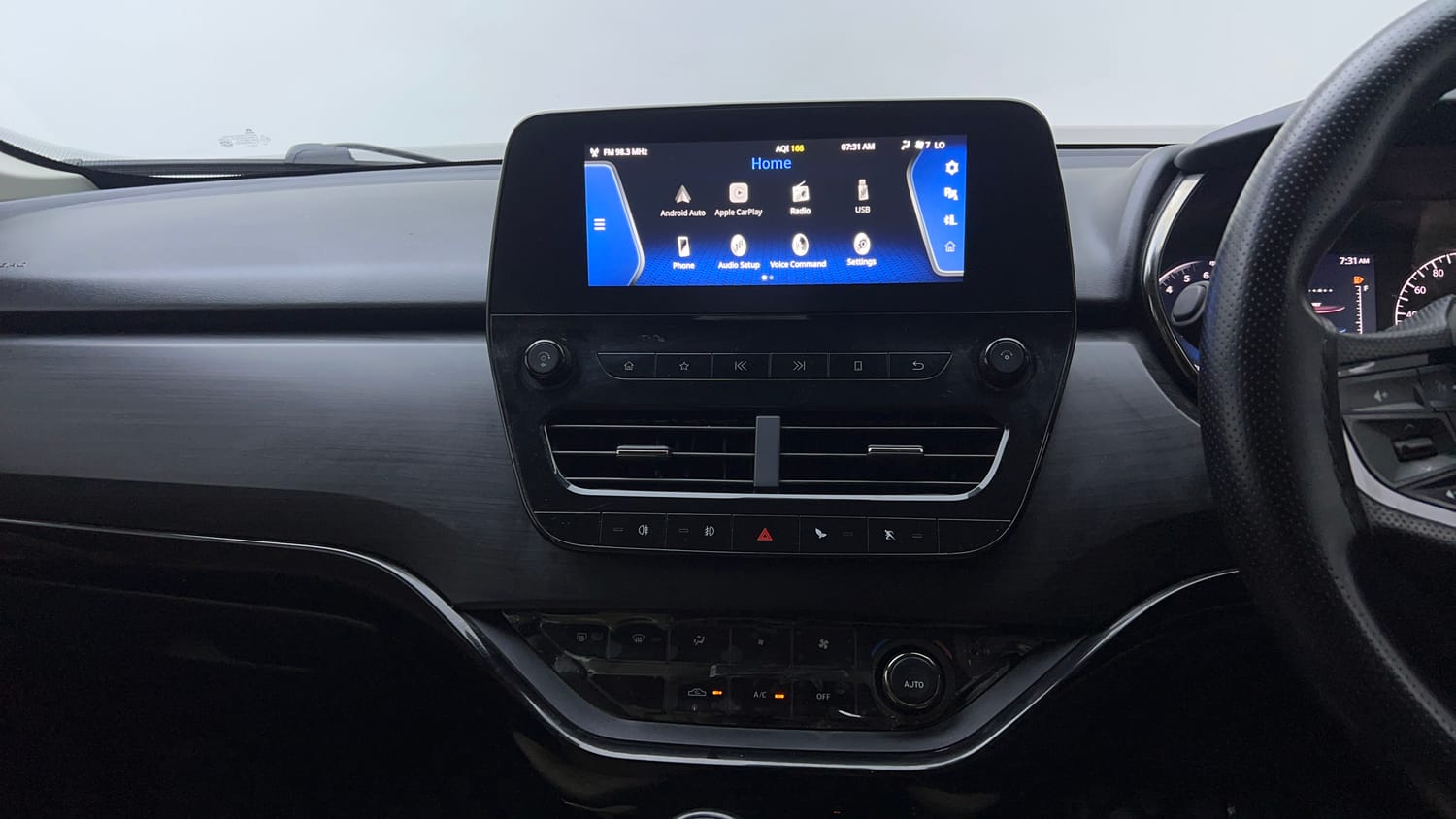 Used 2022 Tata Safari XZA Plus Diesel Automatic interior MUSIC SYSTEM & AC CONTROL VIEW