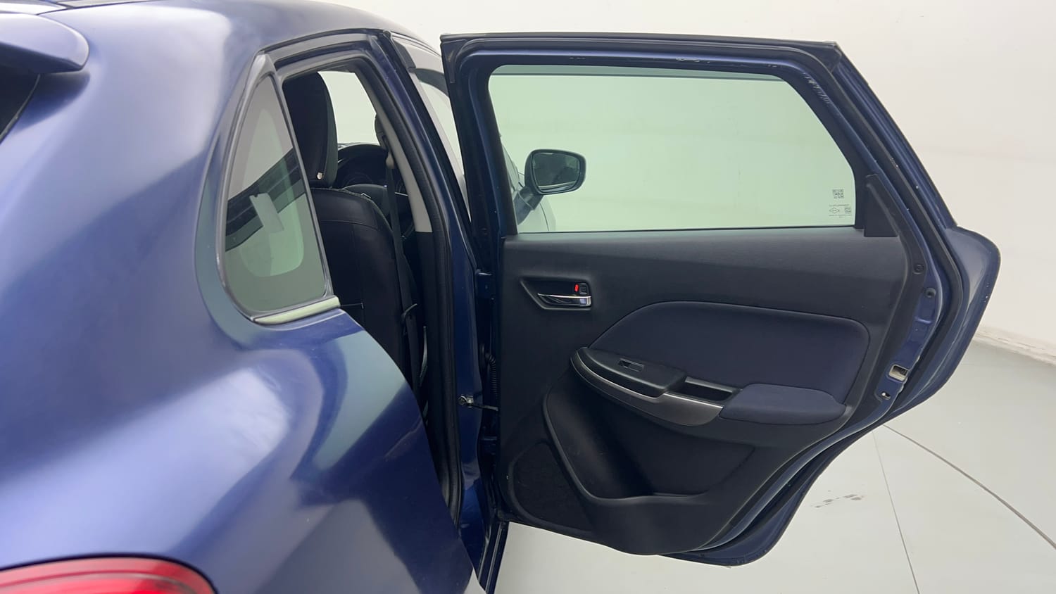 Used 2020 Maruti Suzuki Baleno Alpha Petrol Manual interior RIGHT REAR DOOR OPEN VIEW