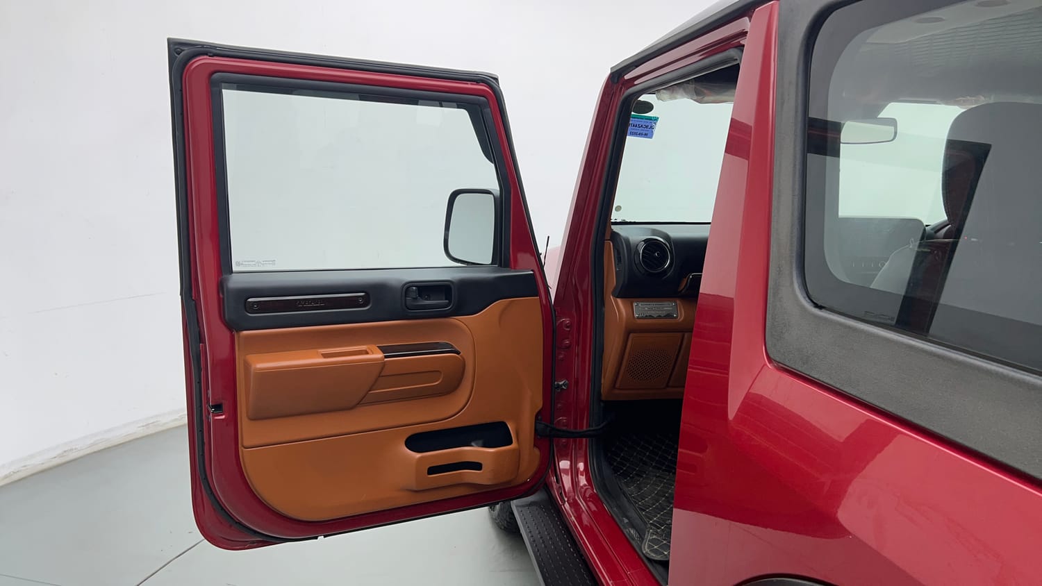 Used 2022 mahindra Thar LX Hard Top Petrol MT 4WD Petrol Manual interior LEFT FRONT DOOR OPEN VIEW