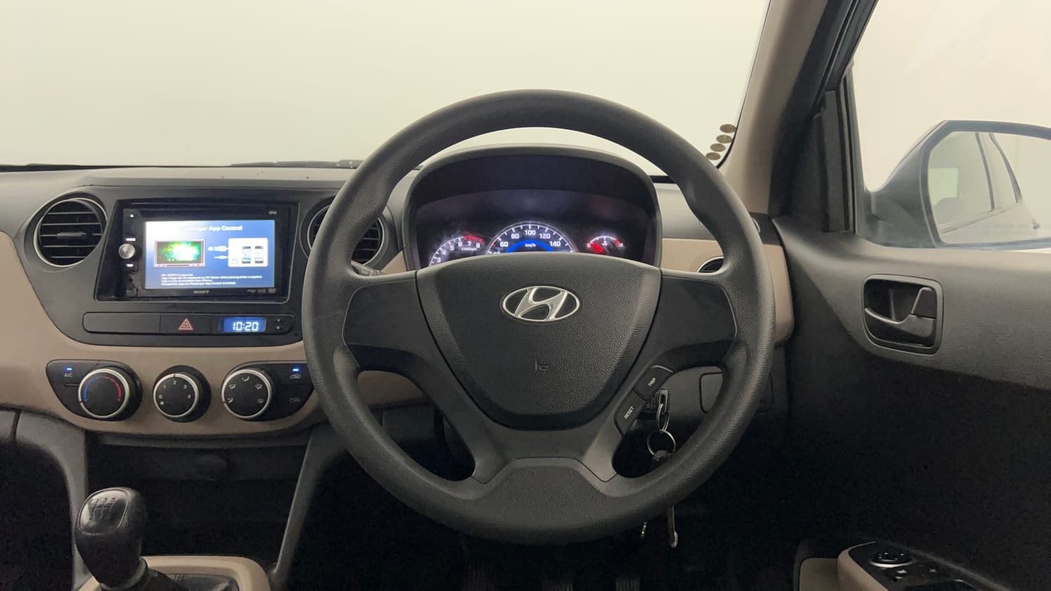 Used 2014 Hyundai Grand i10 Magna 1.2 Kappa VTVT Petrol Manual interior STEERING VIEW