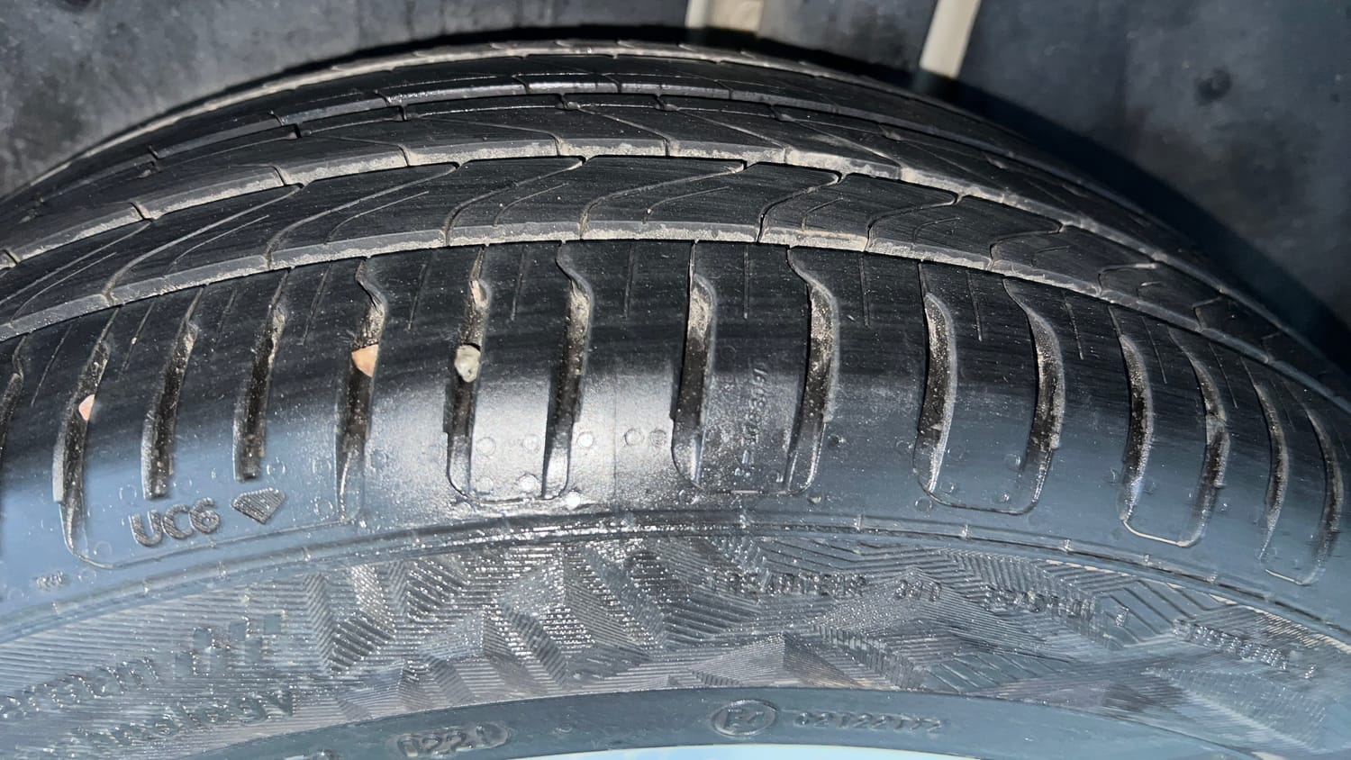 Used 2021 MG Motors Hector Sharp 1.5 DCT Petrol Petrol Automatic tyres LEFT REAR TYRE TREAD VIEW