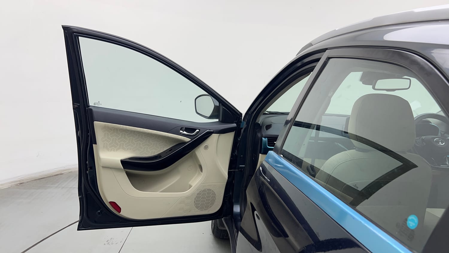 Used 2022 Tata Nexon EV Prime XZ Plus LUX Electric Automatic interior LEFT FRONT DOOR OPEN VIEW