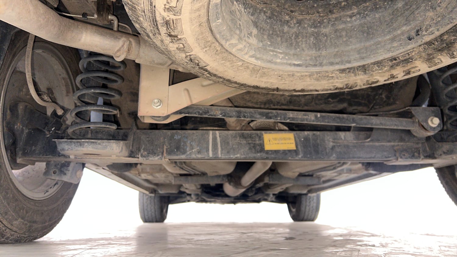 Used 2019 Tata Harrier XZ Diesel Manual extra REAR UNDERBODY VIEW (TAKEN FROM REAR)