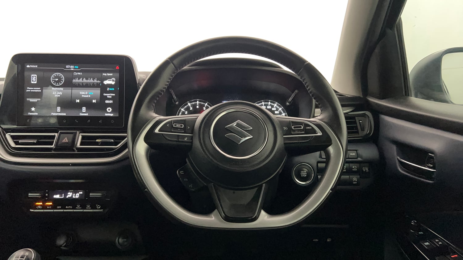 Used 2024 Maruti Suzuki Baleno Alpha MT Petrol Manual interior STEERING VIEW