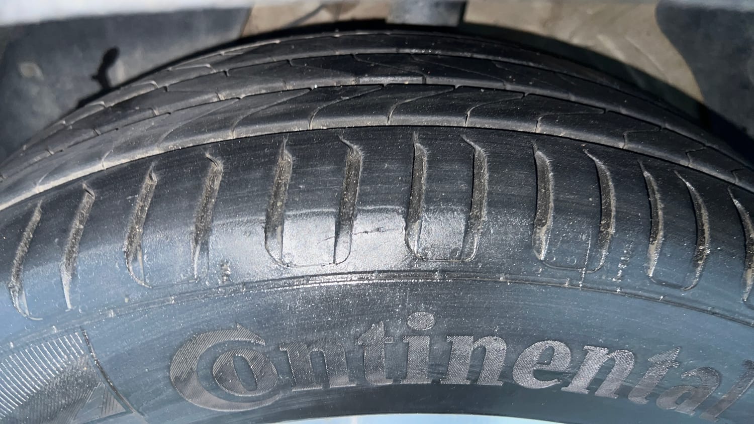 Used 2021 MG Motors Hector Sharp 1.5 DCT Petrol Petrol Automatic tyres LEFT FRONT TYRE TREAD VIEW