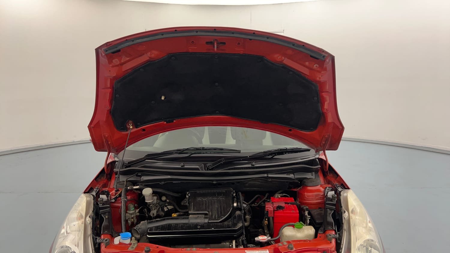 Used 2012 Maruti Suzuki Swift VXi Petrol Manual engine ENGINE & BONNET OPEN FRONT VIEW