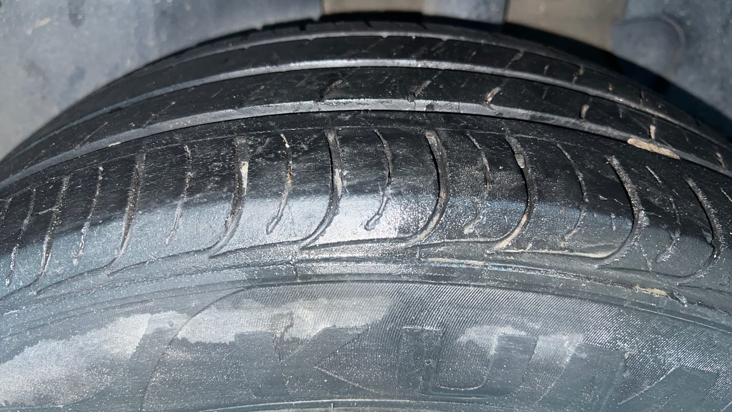 Used 2020 Kia Seltos HTK Plus 1.5 Petrol Manual tyres LEFT REAR TYRE TREAD VIEW