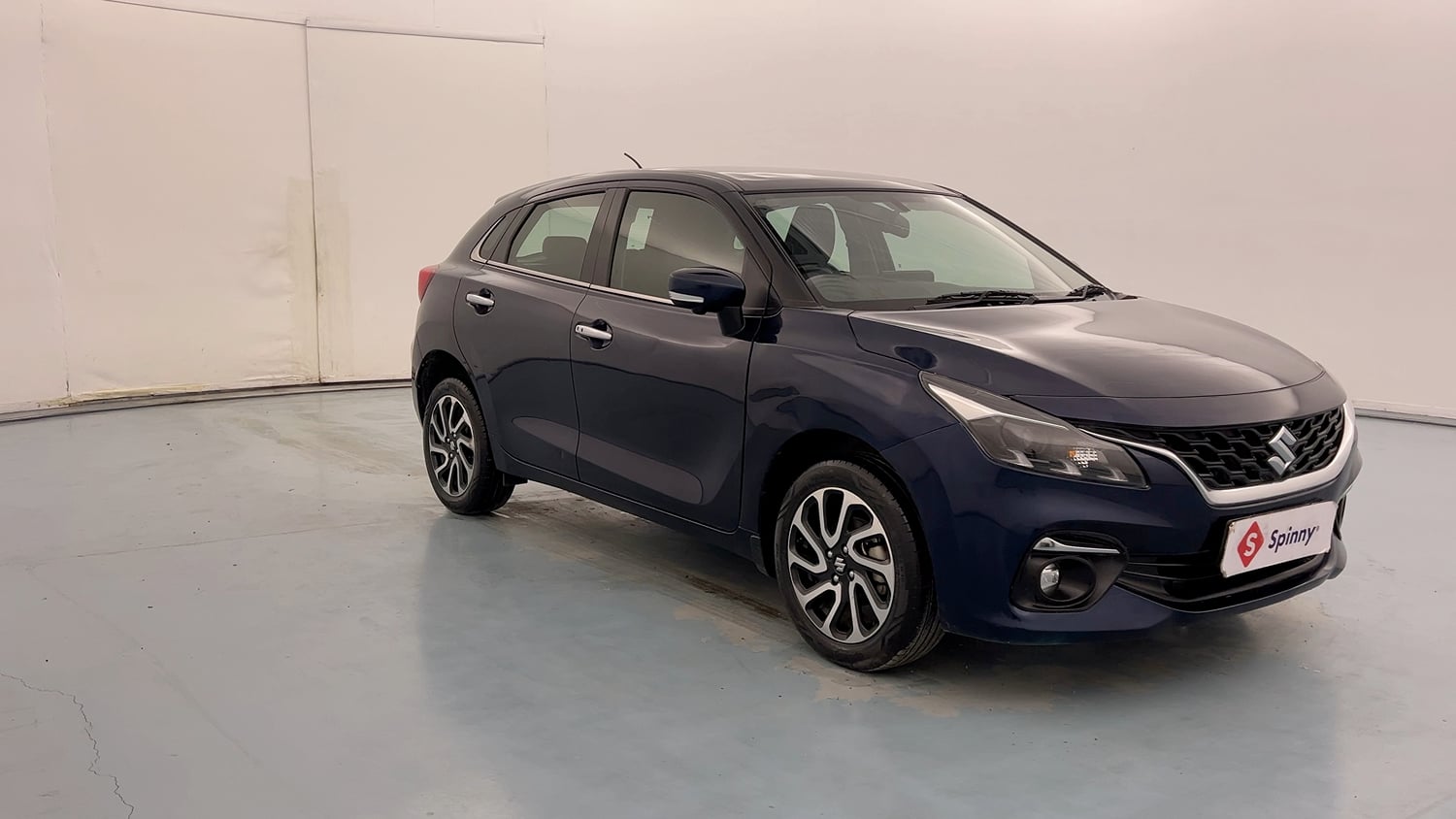 Used 2024 Maruti Suzuki Baleno Alpha MT Petrol Manual exterior RIGHT FRONT CORNER VIEW