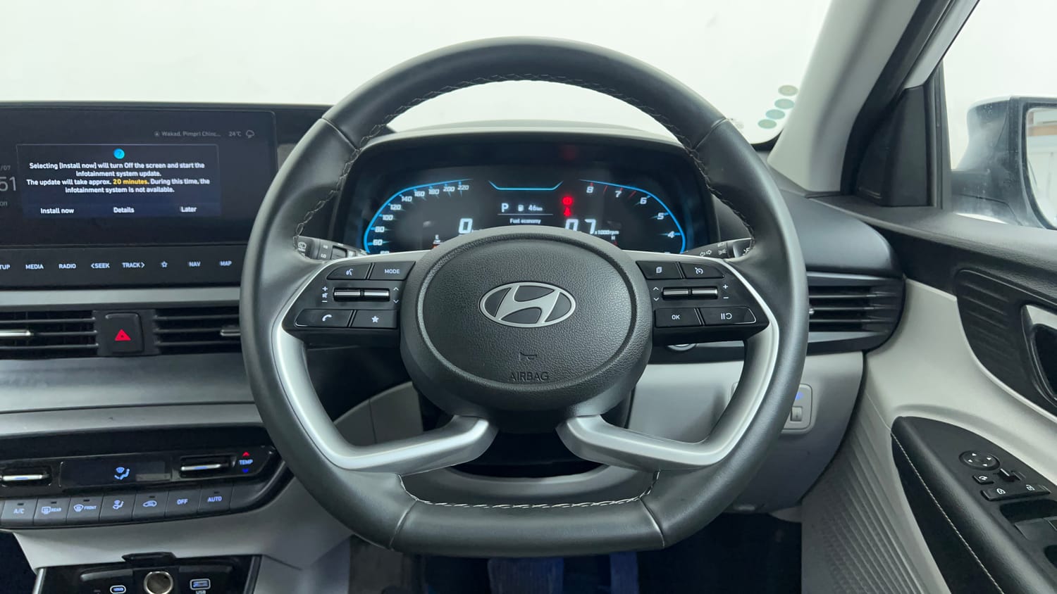 Used 2025 Hyundai New i20 Asta (O) 1.2 IVT Petrol Automatic interior STEERING VIEW