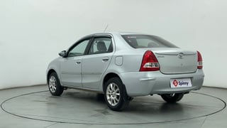 Used 2015 Toyota Etios V Petrol Manual exterior LEFT REAR CORNER VIEW