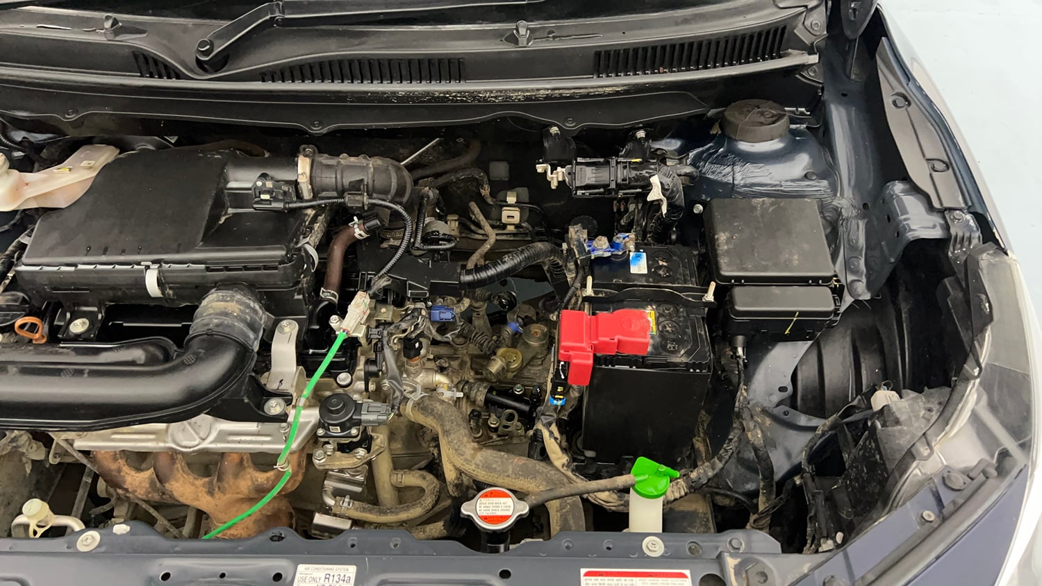 Used 2024 Maruti Suzuki Baleno Alpha MT Petrol Manual engine ENGINE LEFT SIDE VIEW