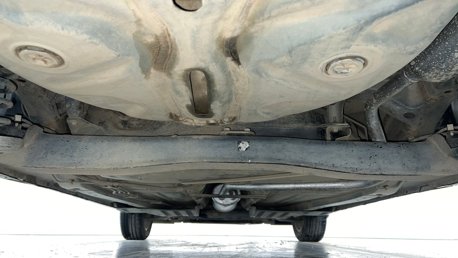 Used 2024 Maruti Suzuki Baleno Alpha MT Petrol Manual extra REAR UNDERBODY VIEW (TAKEN FROM REAR)