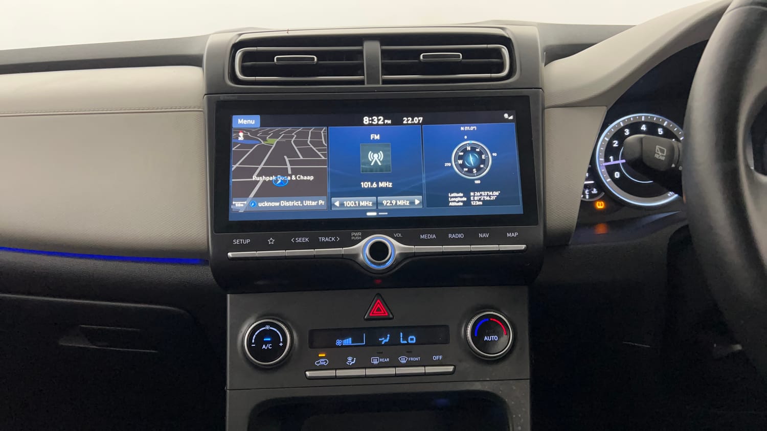 Used 2023 Hyundai Creta SX 1.5 Petrol Petrol Manual interior MUSIC SYSTEM & AC CONTROL VIEW