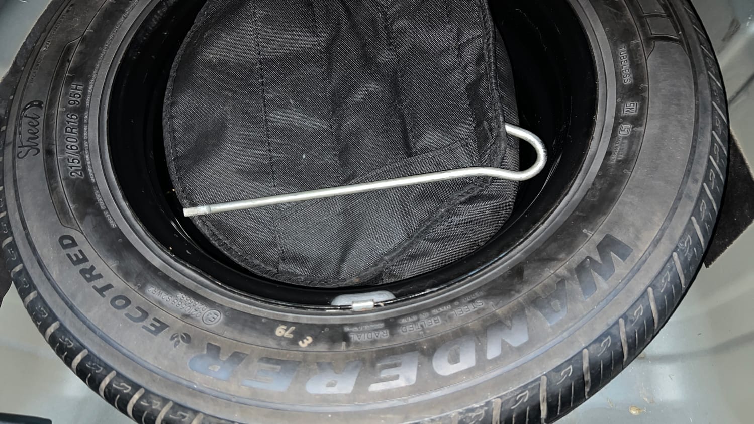 Used 2022 Tata Nexon EV Prime XZ Plus LUX Electric Automatic tyres SPARE TYRE VIEW