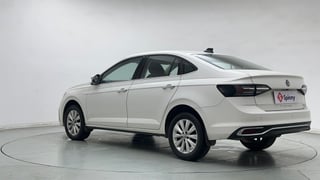 Used 2023 Volkswagen Virtus Topline 1.0 TSI AT Petrol Automatic exterior LEFT REAR CORNER VIEW