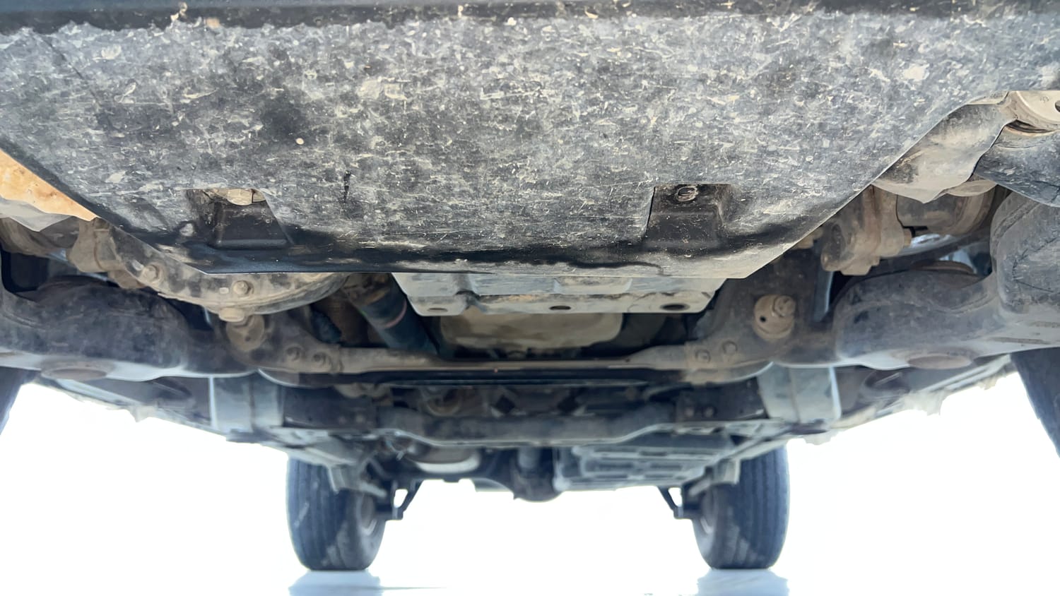 Used 2022 mahindra Thar LX Hard Top Petrol MT 4WD Petrol Manual extra FRONT LEFT UNDERBODY VIEW