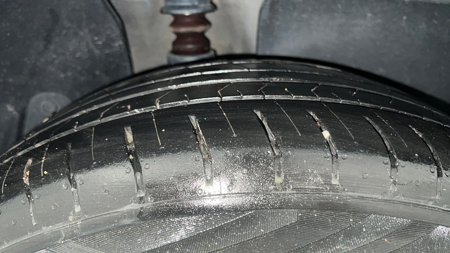 Used 2023 Hyundai Creta SX 1.5 Petrol Petrol Manual tyres RIGHT REAR TYRE TREAD VIEW