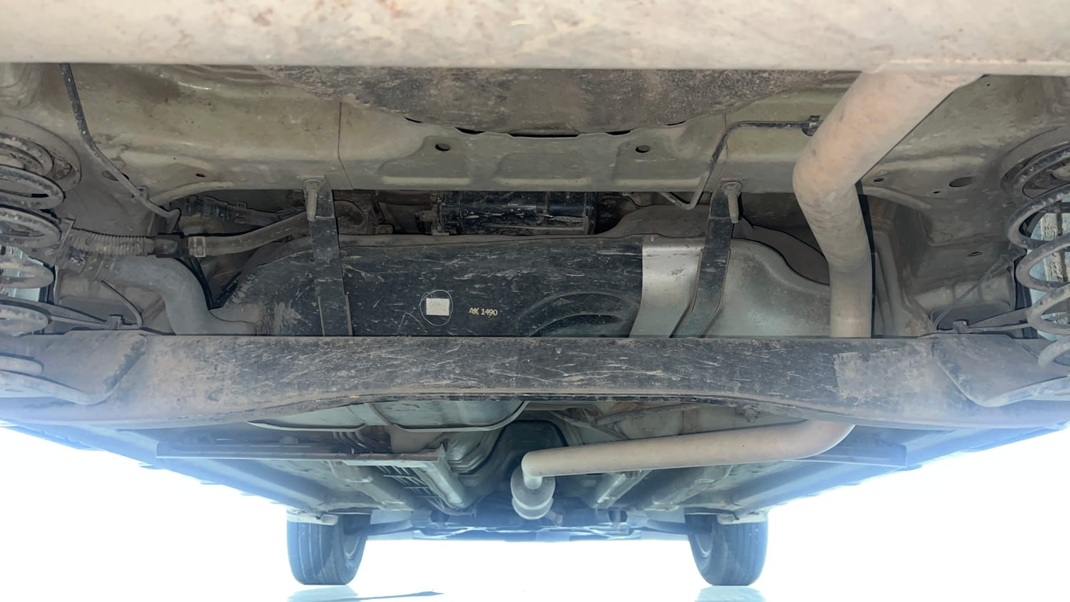 Used 2020 Kia Seltos HTK Plus 1.5 Petrol Manual extra REAR UNDERBODY VIEW (TAKEN FROM REAR)