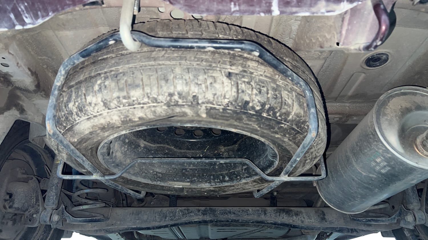 Used 2023 Maruti Suzuki Ertiga VXi (O) Petrol Manual tyres SPARE TYRE VIEW