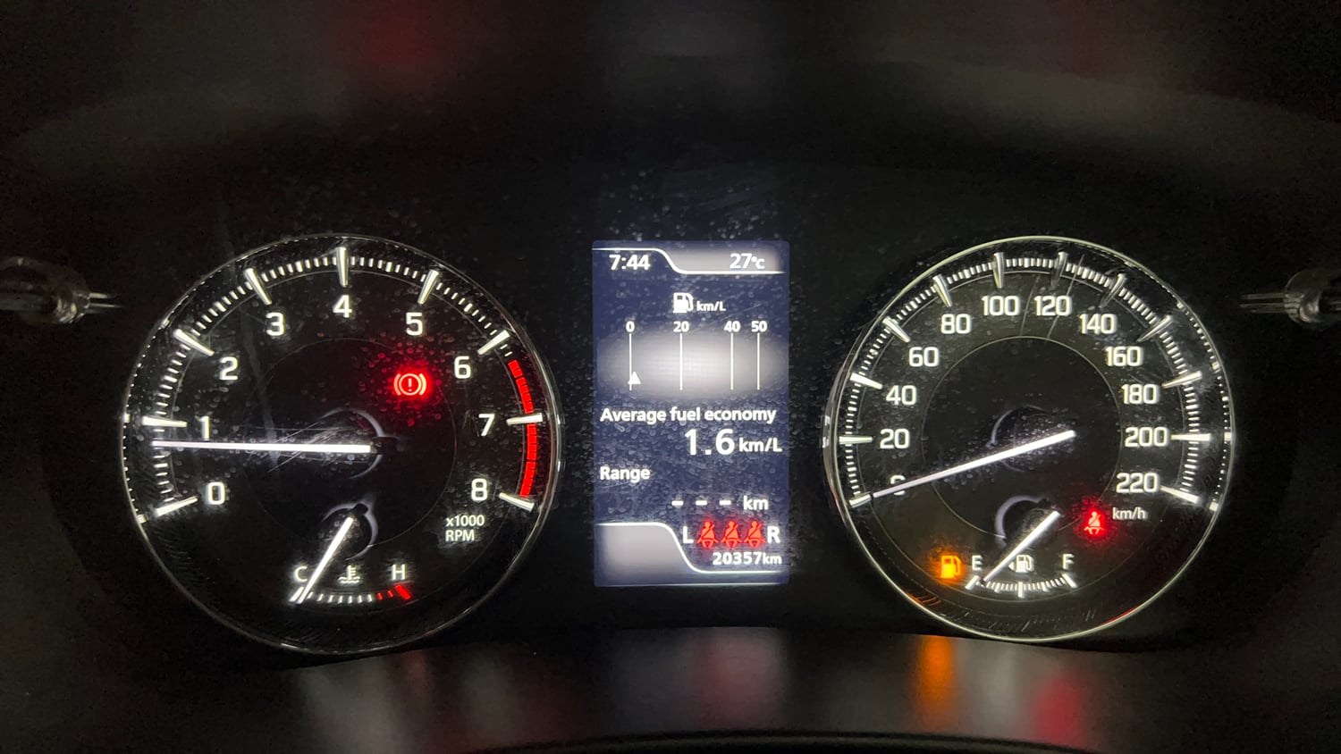 Used 2024 Maruti Suzuki Baleno Alpha MT Petrol Manual interior CLUSTERMETER VIEW