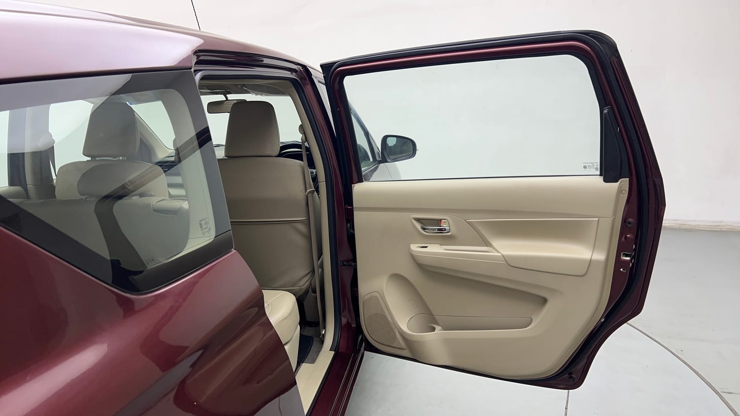 Used 2023 Maruti Suzuki Ertiga VXi (O) Petrol Manual interior RIGHT REAR DOOR OPEN VIEW