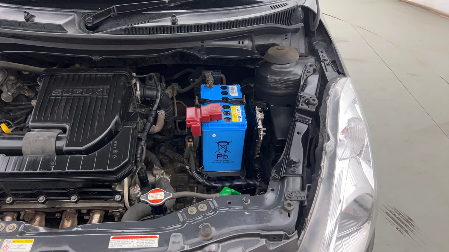 Used 2015 Maruti Suzuki Swift VXi Petrol Manual engine ENGINE LEFT SIDE VIEW