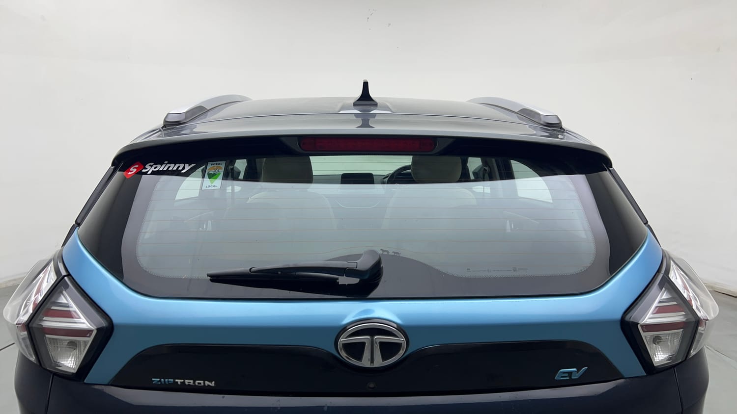 Used 2022 Tata Nexon EV Prime XZ Plus LUX Electric Automatic exterior BACK WINDSHIELD VIEW