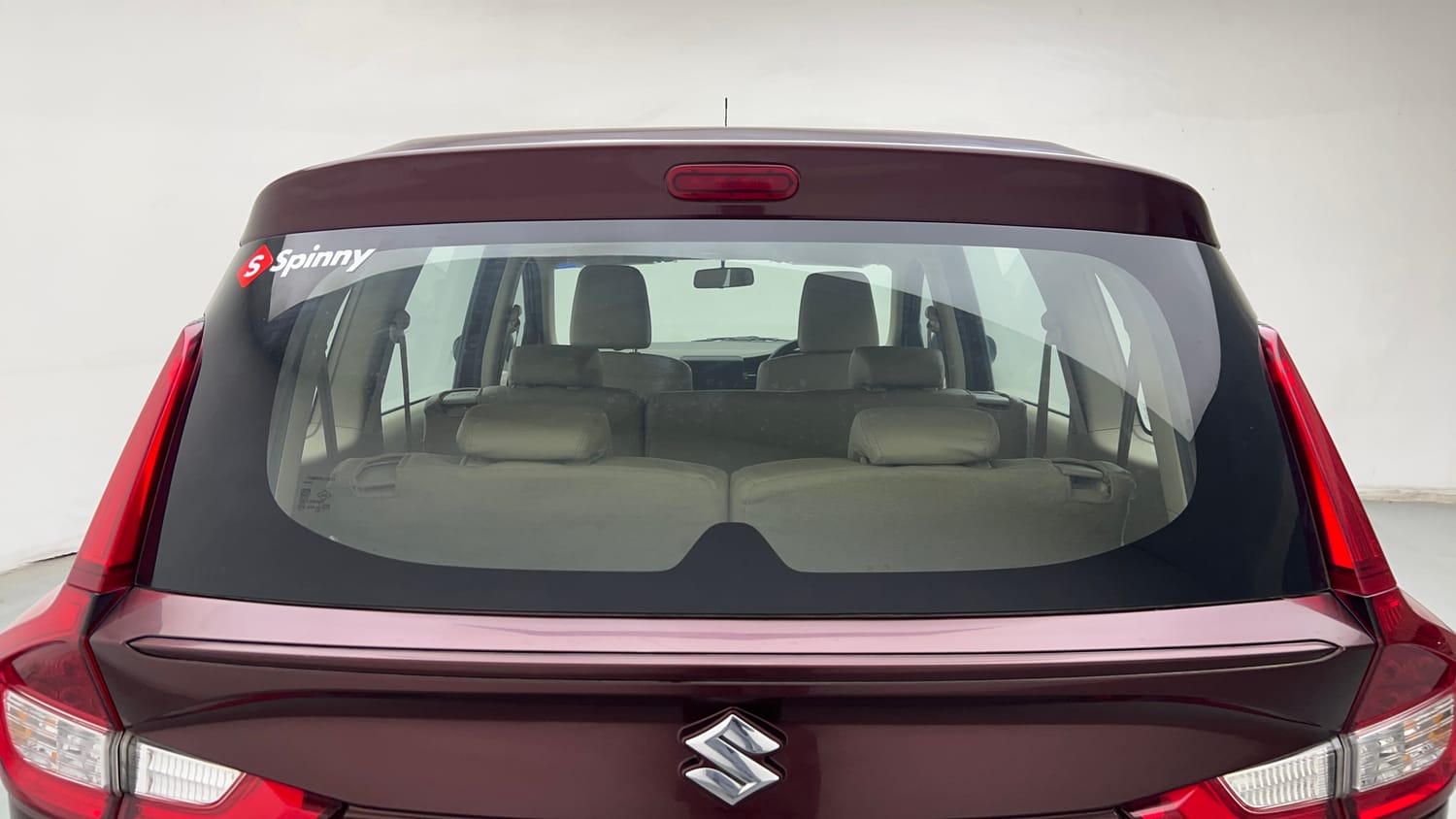 Used 2023 Maruti Suzuki Ertiga VXi (O) Petrol Manual exterior BACK WINDSHIELD VIEW