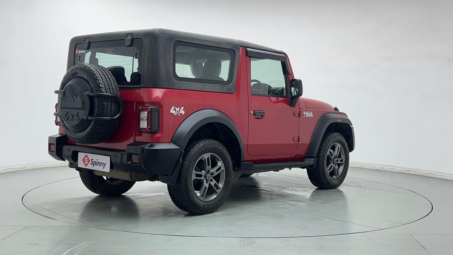 Used 2022 mahindra Thar LX Hard Top Petrol MT 4WD Petrol Manual exterior RIGHT REAR CORNER VIEW
