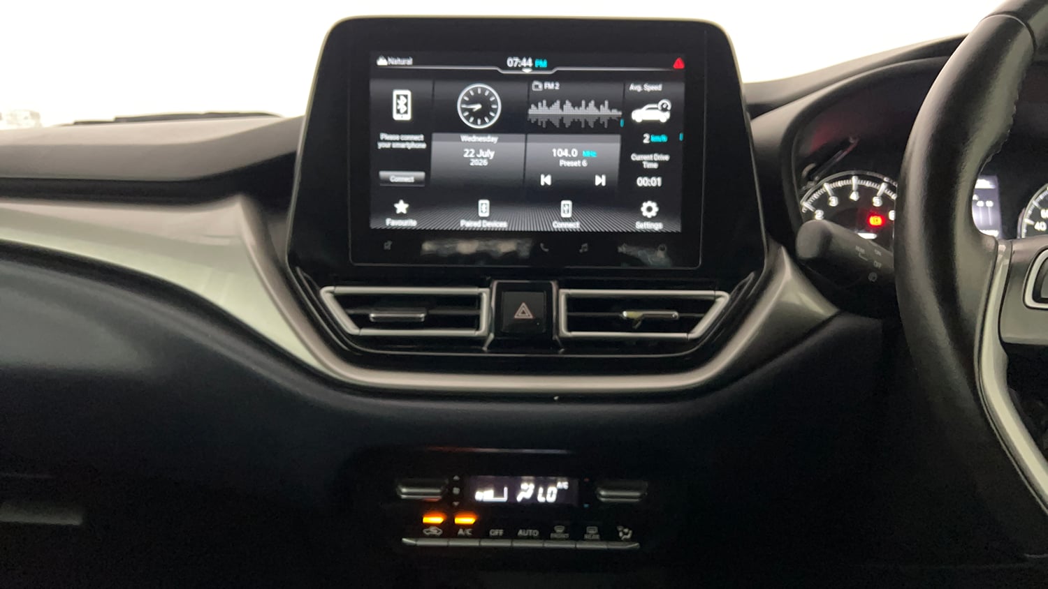 Used 2024 Maruti Suzuki Baleno Alpha MT Petrol Manual interior MUSIC SYSTEM & AC CONTROL VIEW