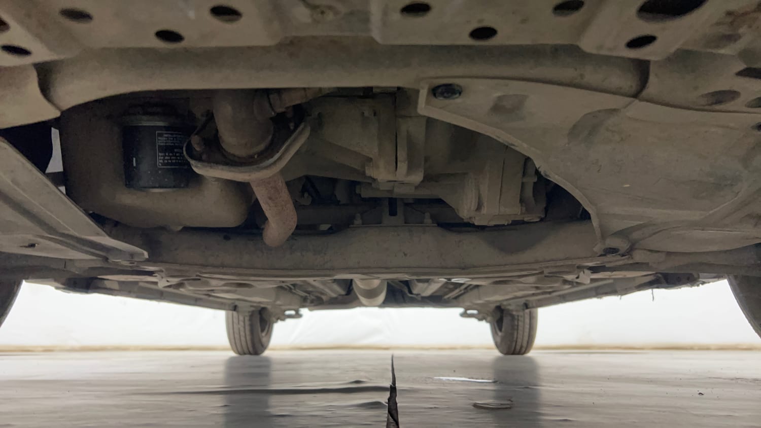 Used 2015 Maruti Suzuki Swift VXi Petrol Manual extra FRONT LEFT UNDERBODY VIEW
