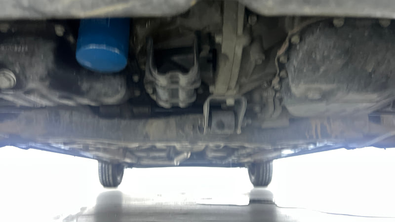 Used 2019 Hyundai Grand i10 Sportz AT 1.2 Kappa VTVT Petrol Automatic extra FRONT LEFT UNDERBODY VIEW