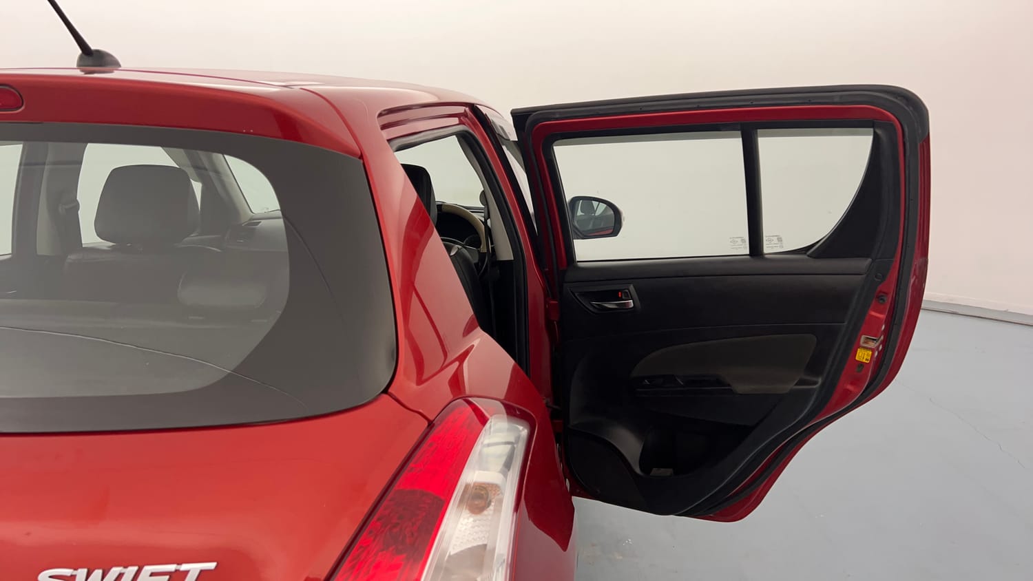 Used 2012 Maruti Suzuki Swift VXi Petrol Manual interior RIGHT REAR DOOR OPEN VIEW