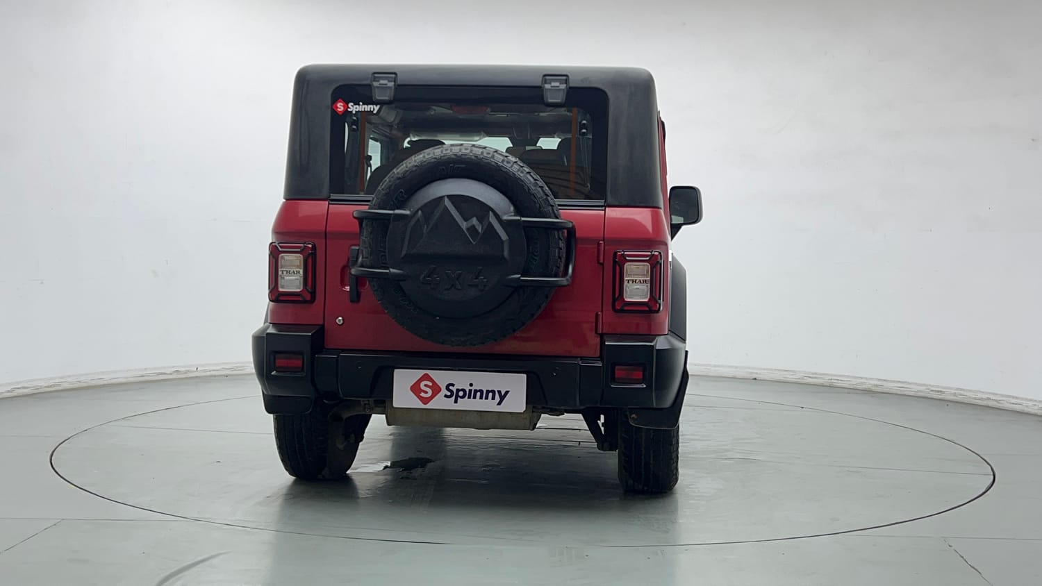 Used 2022 mahindra Thar LX Hard Top Petrol MT 4WD Petrol Manual exterior BACK VIEW