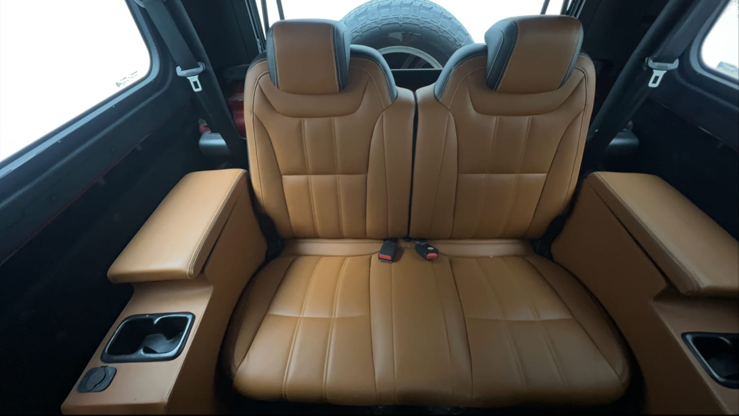 Used 2022 mahindra Thar LX Hard Top Petrol MT 4WD Petrol Manual interior REAR SEAT CONDITION VIEW
