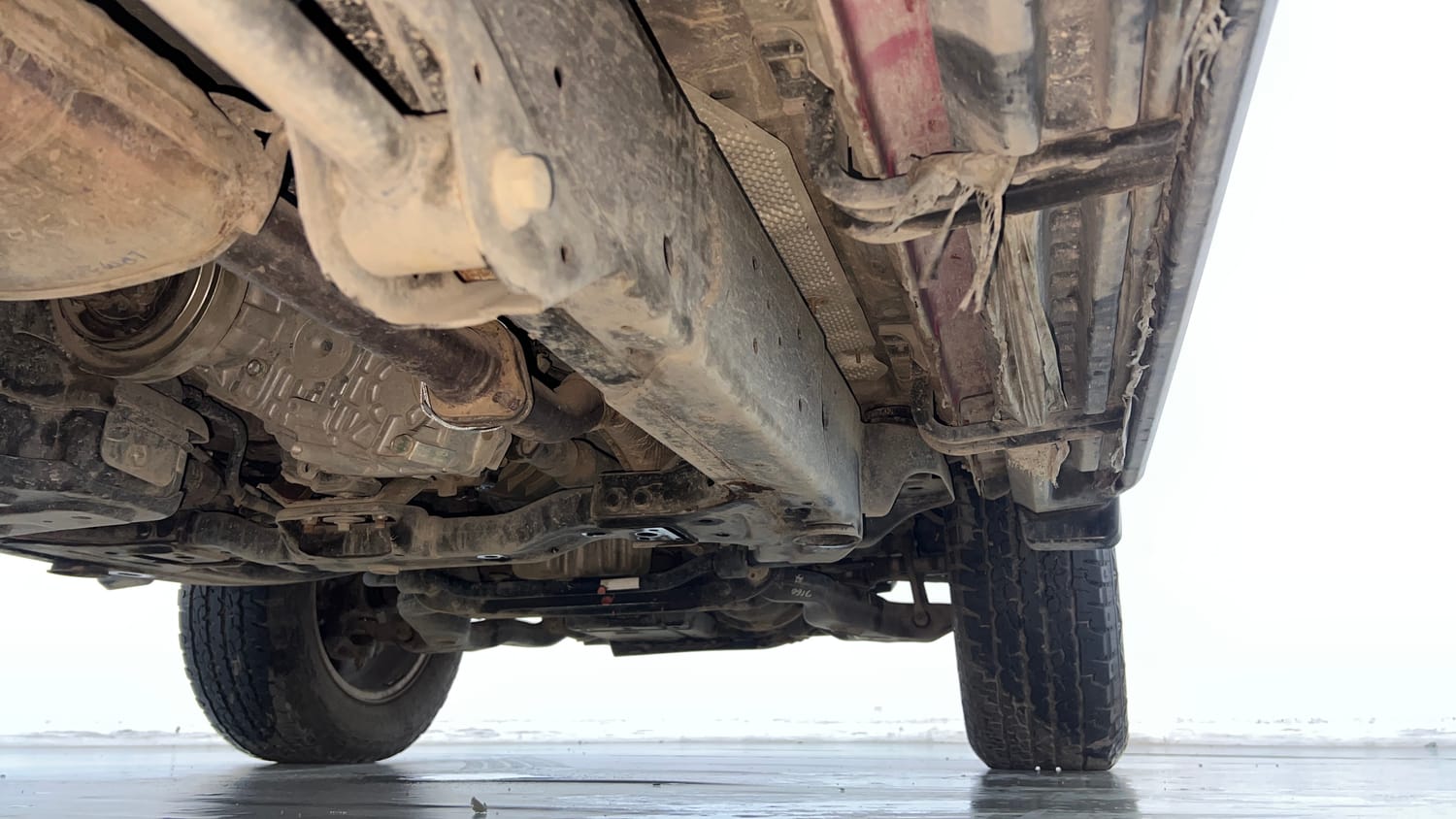 Used 2022 mahindra Thar LX Hard Top Petrol MT 4WD Petrol Manual extra REAR RIGHT UNDERBODY VIEW