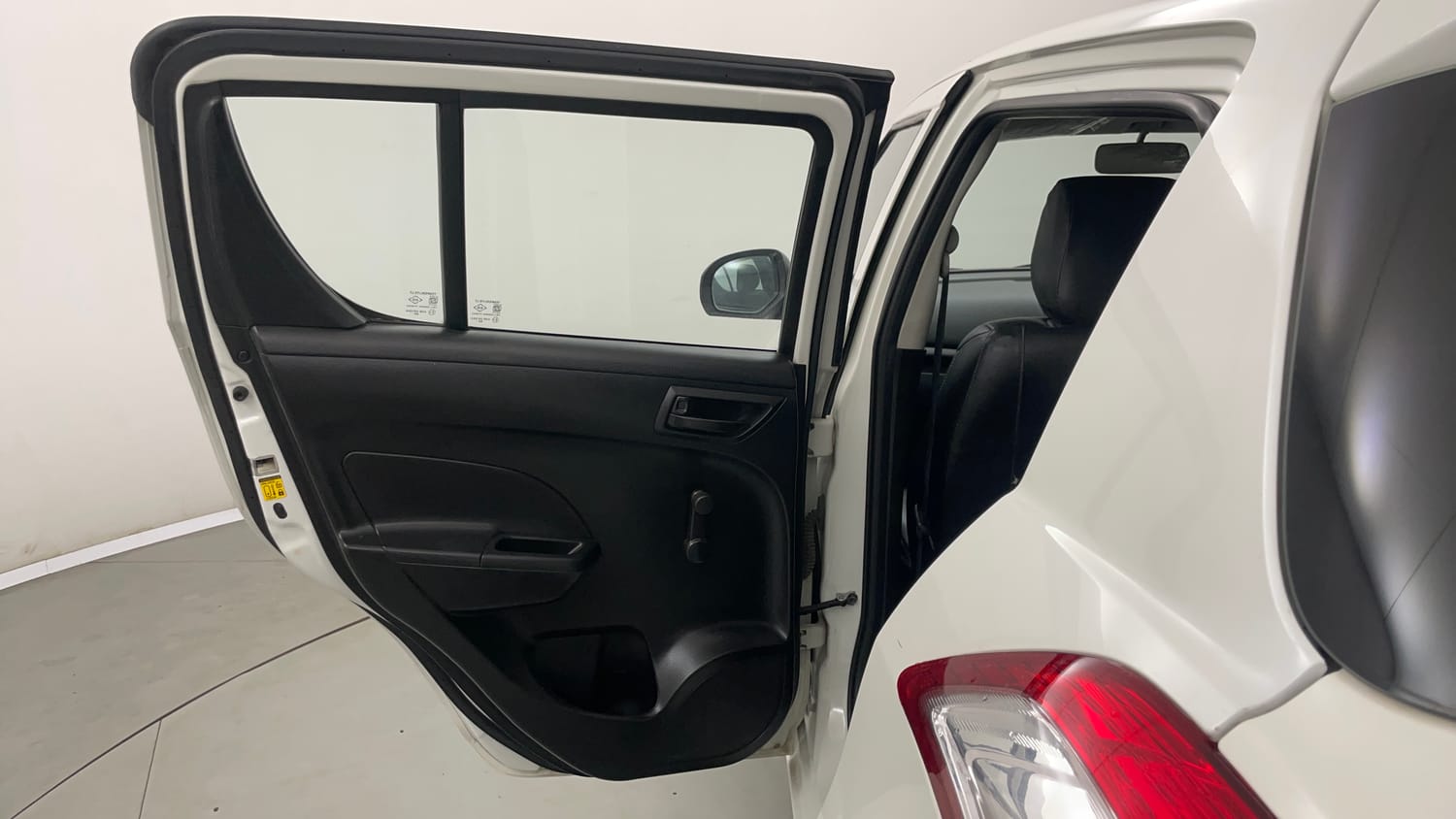 Used 2017 Maruti Suzuki Swift Lxi (O) Petrol Manual interior LEFT REAR DOOR OPEN VIEW
