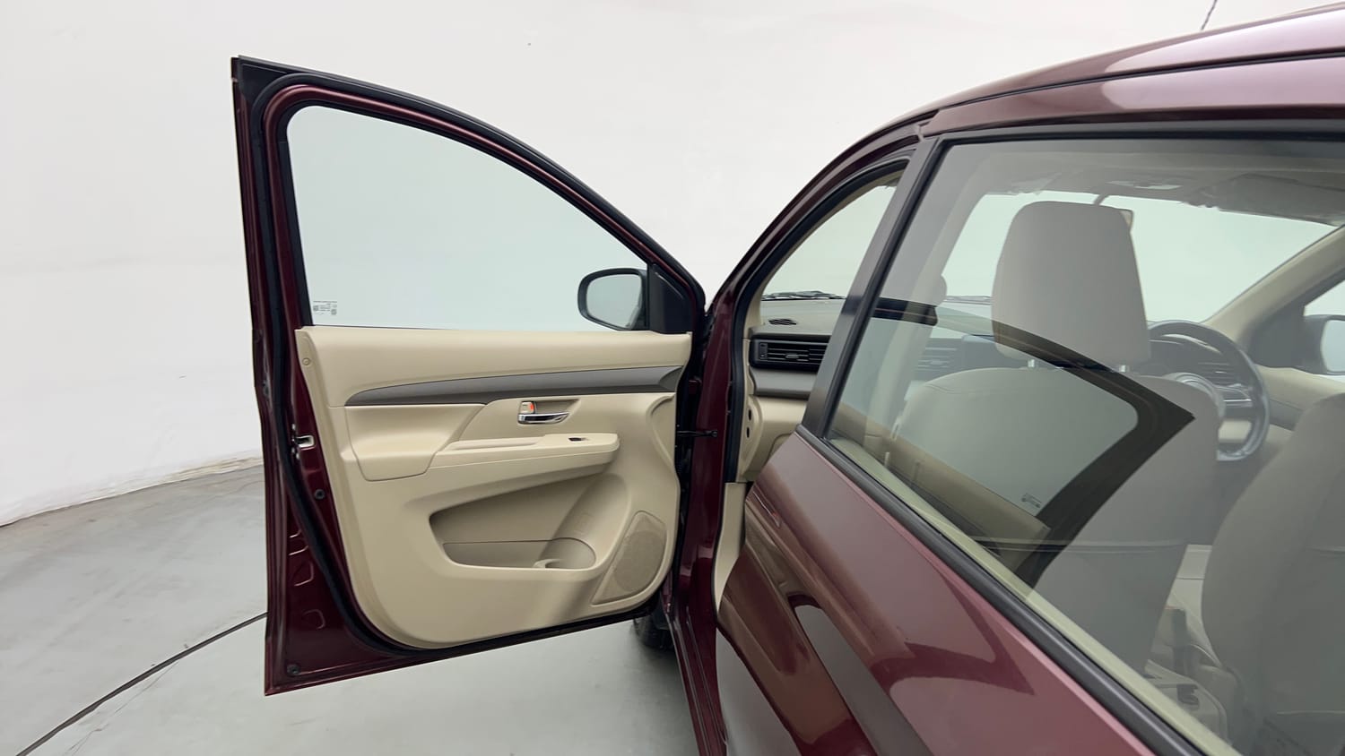 Used 2023 Maruti Suzuki Ertiga VXi (O) Petrol Manual interior LEFT FRONT DOOR OPEN VIEW