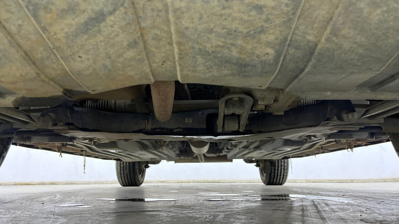 Used 2023 Maruti Suzuki Brezza Vxi AT Petrol Automatic extra FRONT LEFT UNDERBODY VIEW