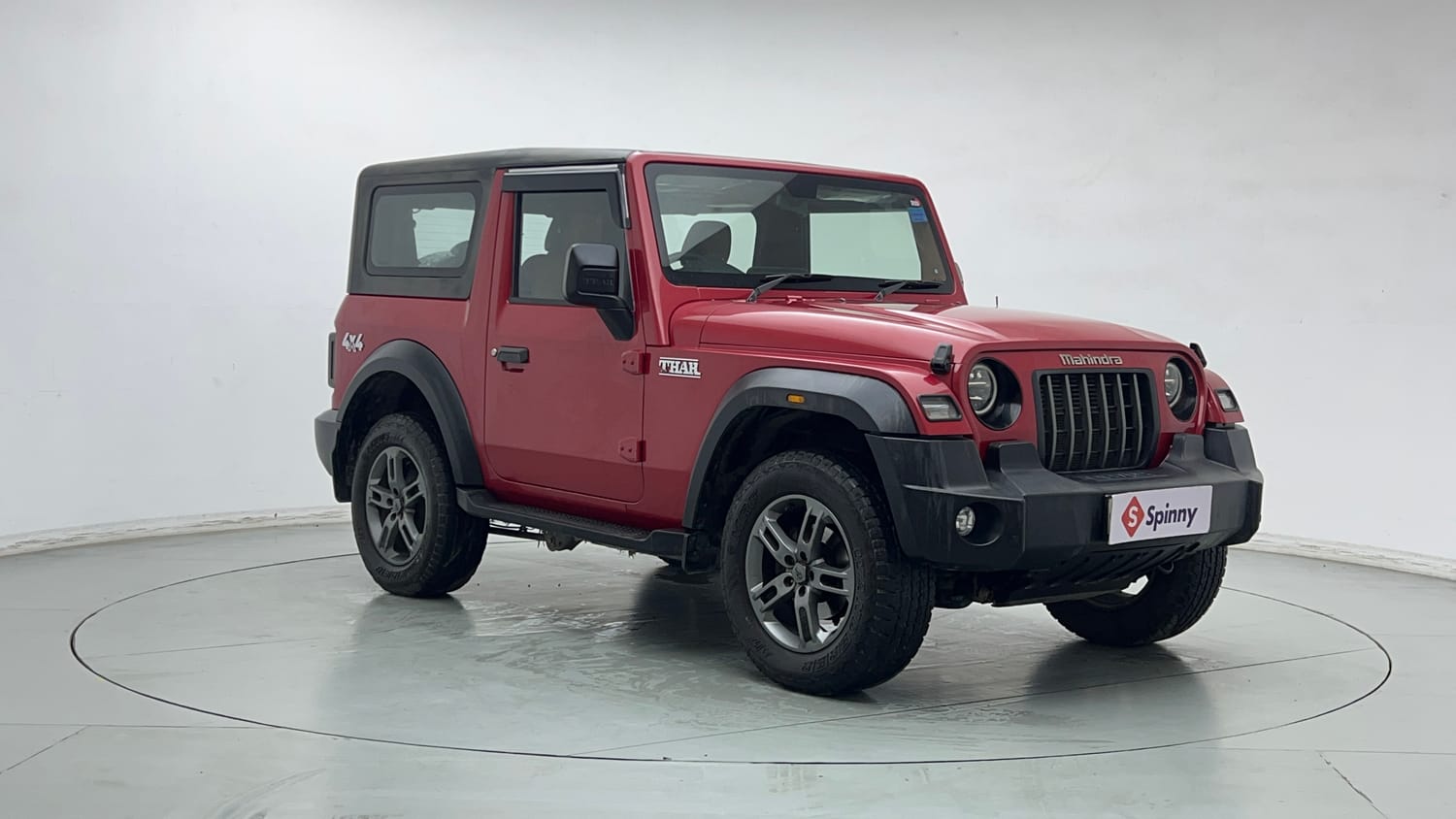 Used 2022 mahindra Thar LX Hard Top Petrol MT 4WD Petrol Manual exterior RIGHT FRONT CORNER VIEW