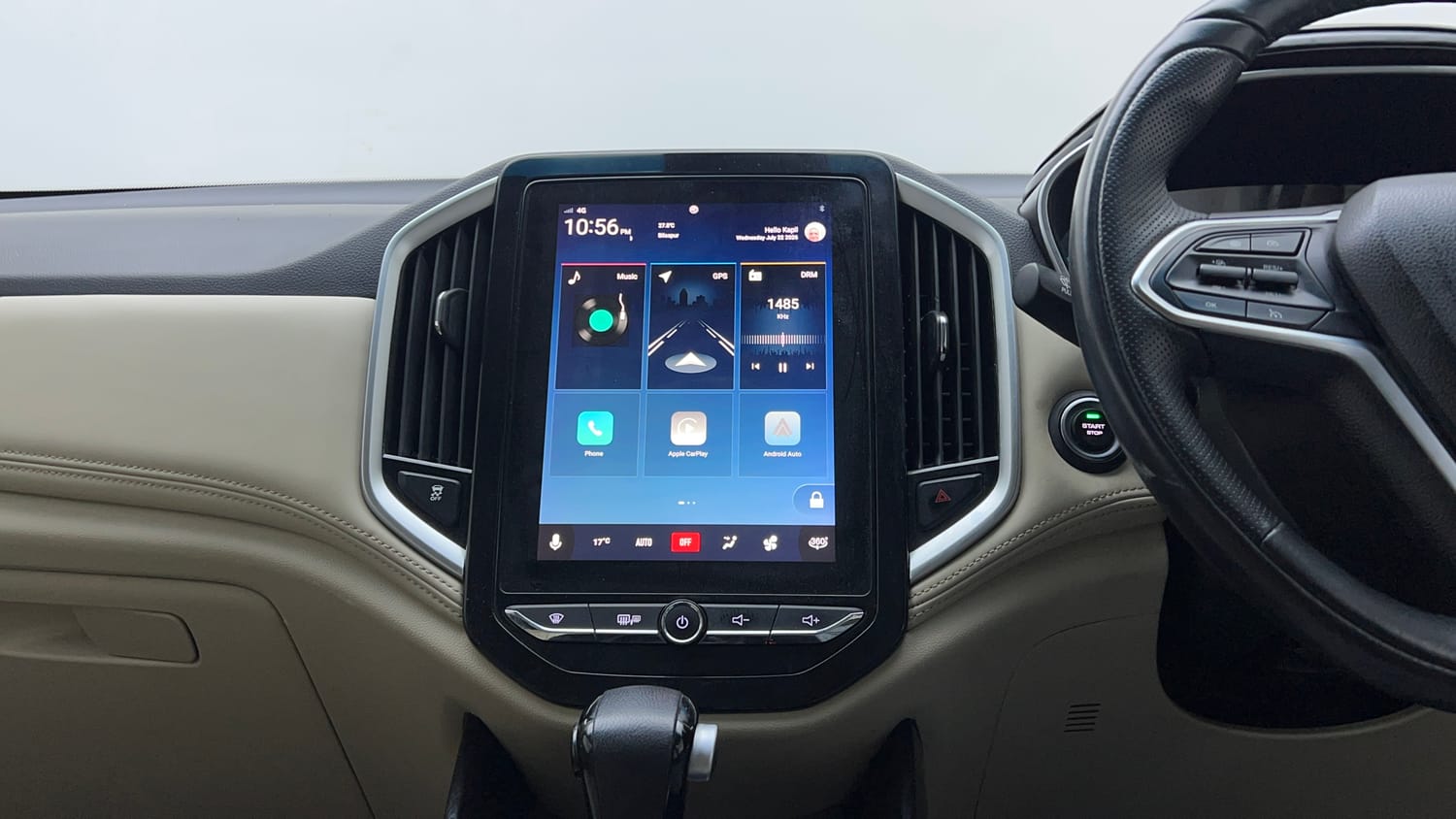 Used 2021 MG Motors Hector Sharp 1.5 DCT Petrol Petrol Automatic interior MUSIC SYSTEM & AC CONTROL VIEW