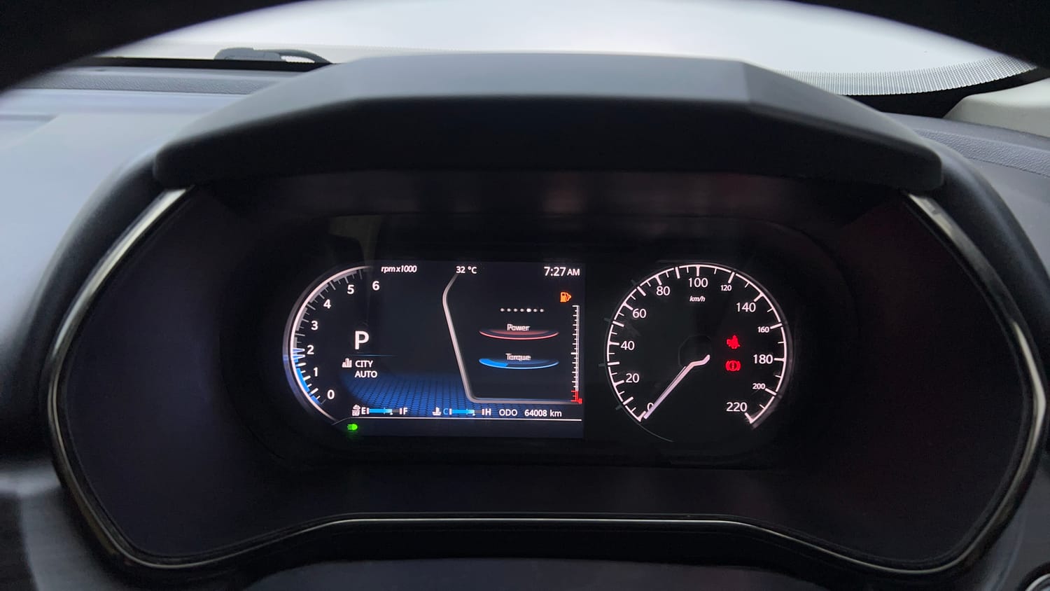 Used 2022 Tata Safari XZA Plus Diesel Automatic interior CLUSTERMETER VIEW