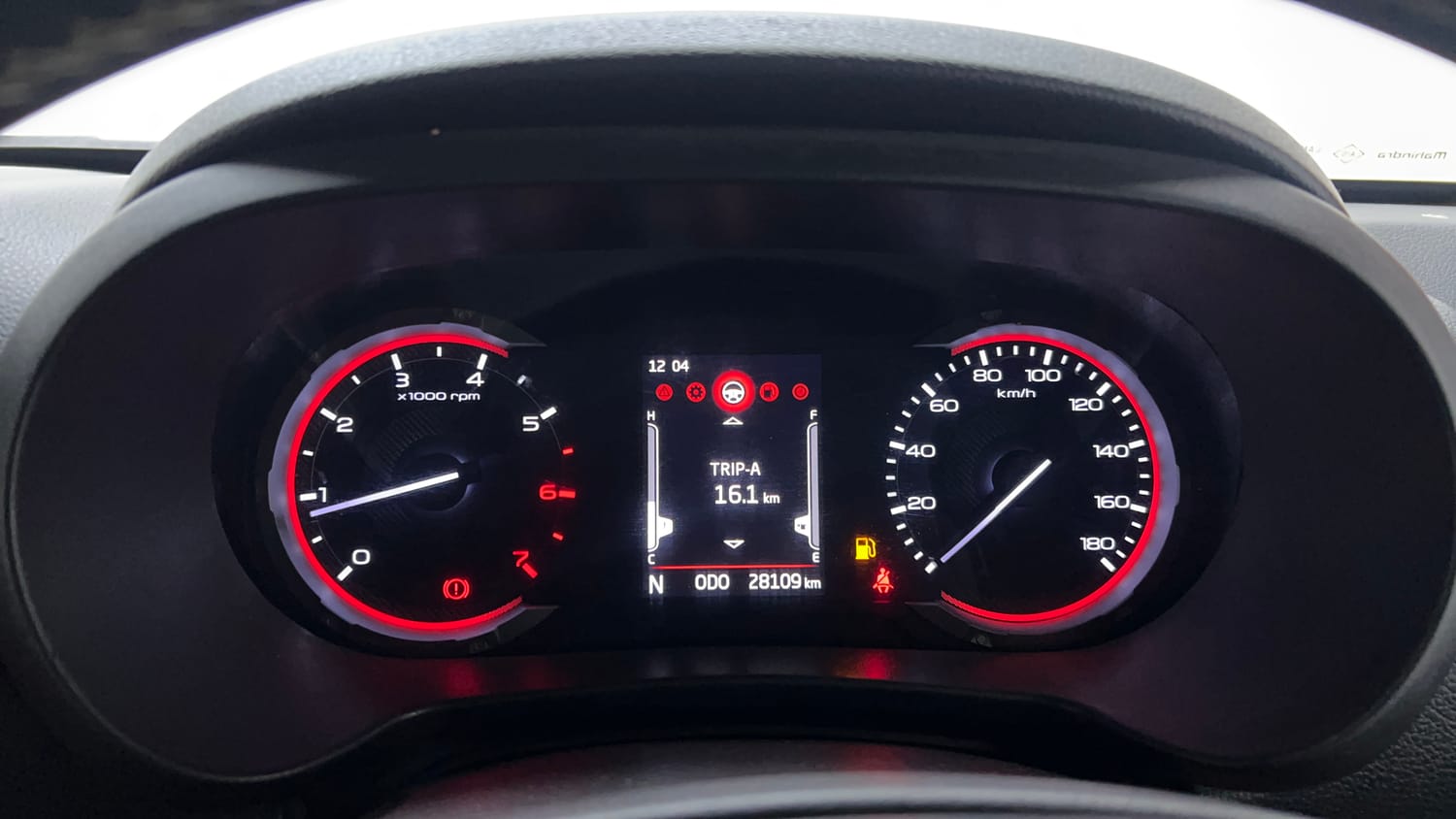 Used 2022 mahindra Thar LX Hard Top Petrol MT 4WD Petrol Manual interior CLUSTERMETER VIEW