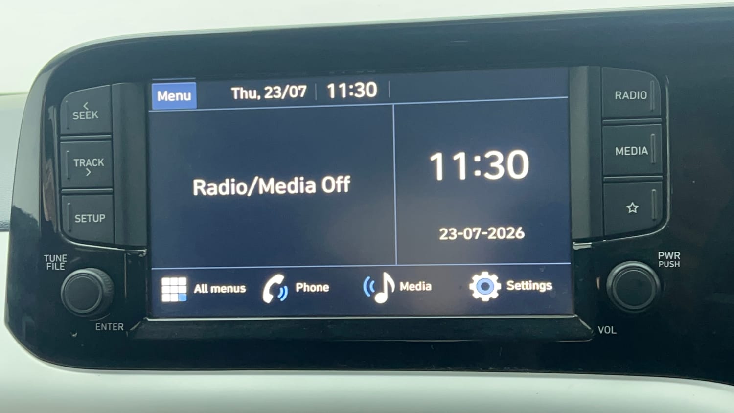 Used 2024 Hyundai Exter SX 1.2 CNG MT Cng Manual top_features Touch screen infotainment system