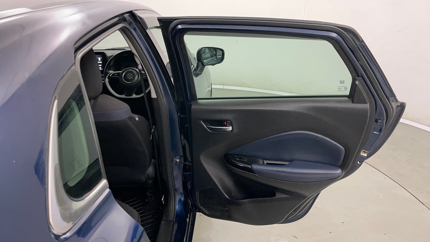 Used 2022 Maruti Suzuki Baleno Alpha AGS Petrol Automatic interior RIGHT REAR DOOR OPEN VIEW
