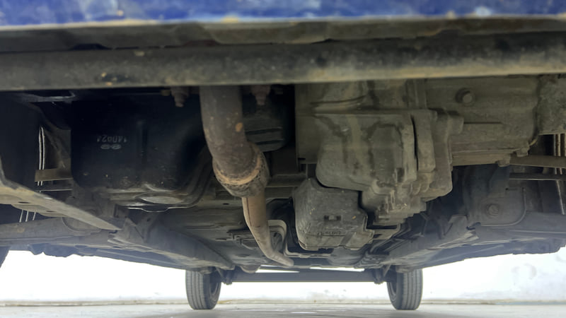 Used 2015 Hyundai Eon Magna + Petrol Manual extra FRONT LEFT UNDERBODY VIEW